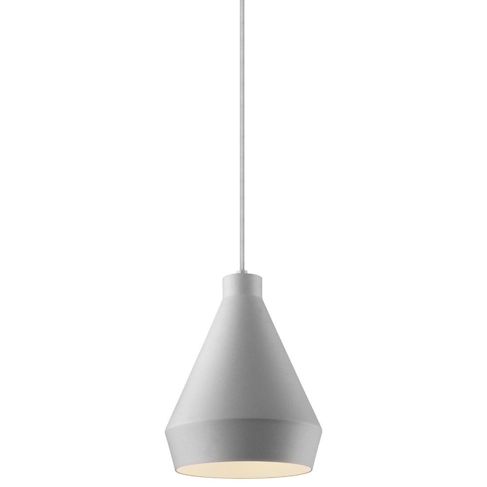 Koma Pendant, Bright Satin Aluminum. Picture 1