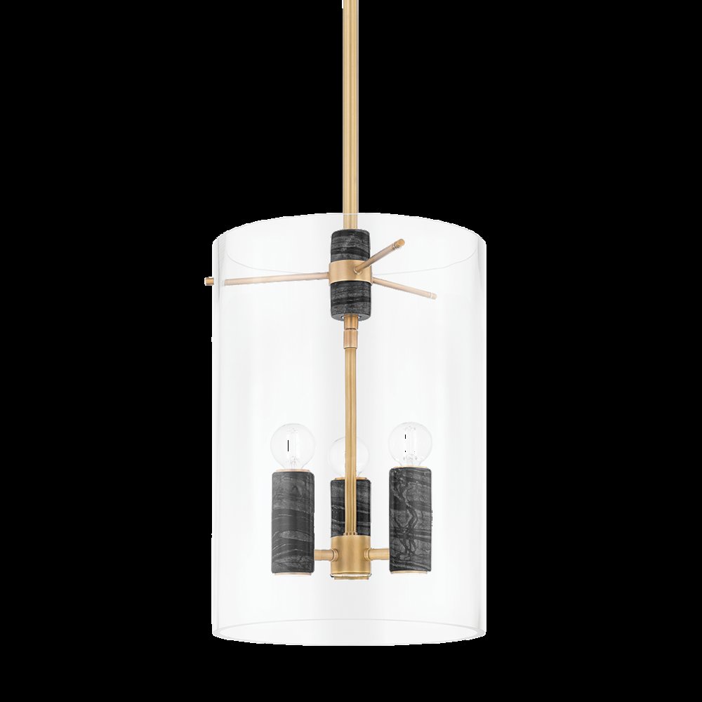 Adonis Lantern, Vintage Brass. Picture 1