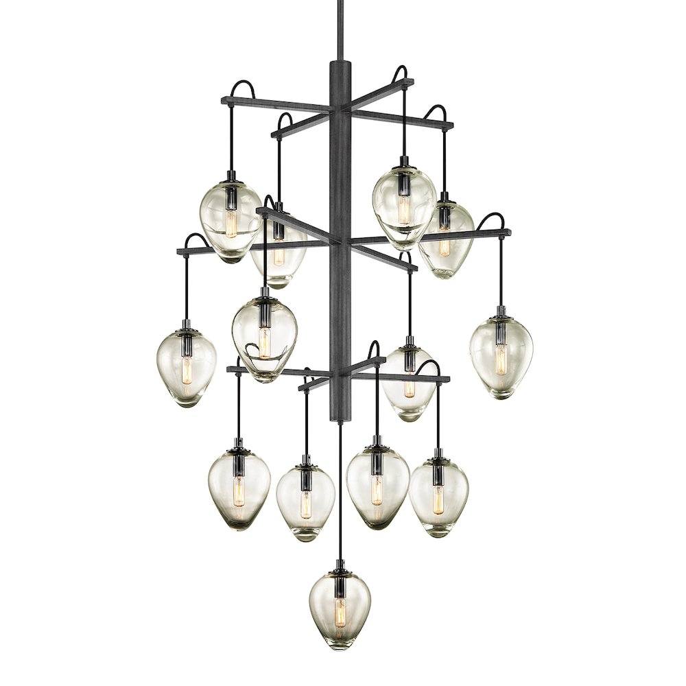 Brixton Chandelier, Graphite. Picture 1