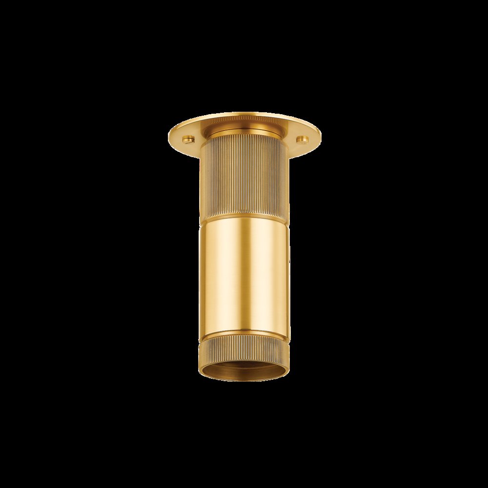 Dighton Flush Mount, Aged Brass. Picture 1