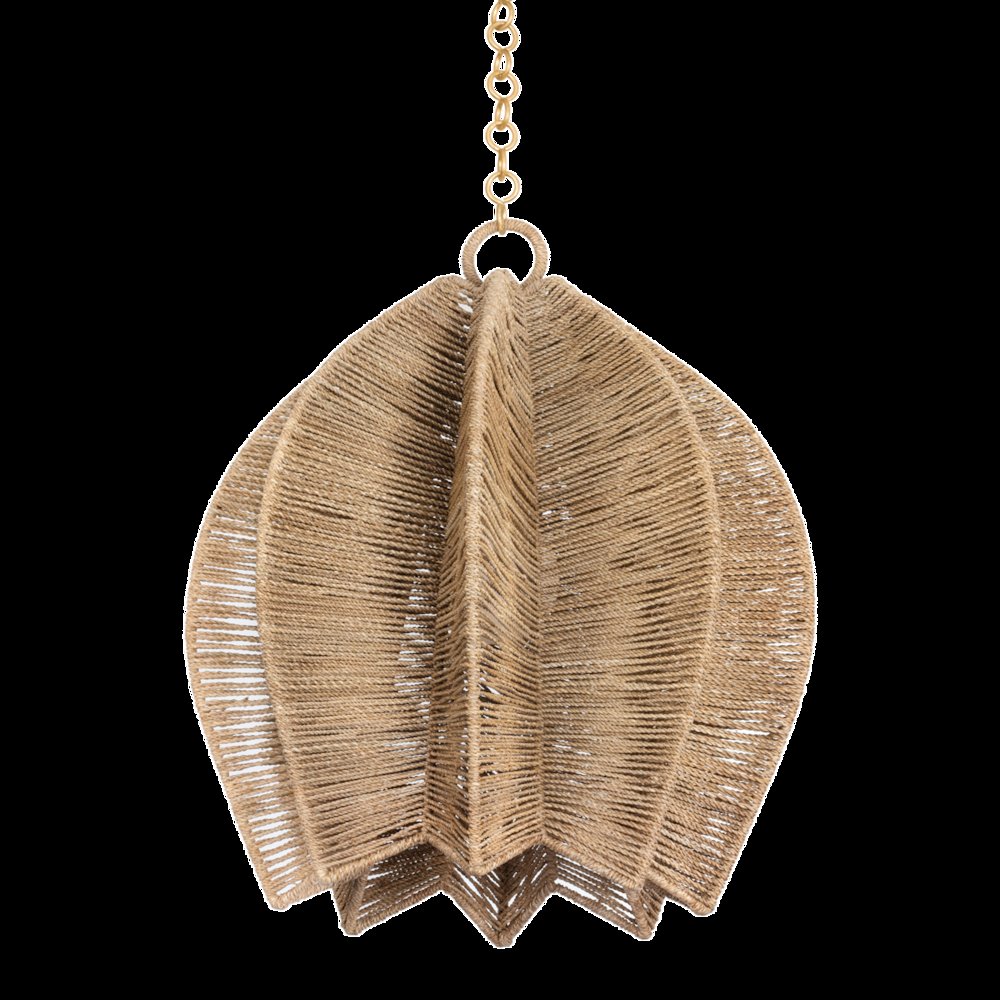 Valatie Pendant, Vintage Gold Leaf. Picture 1