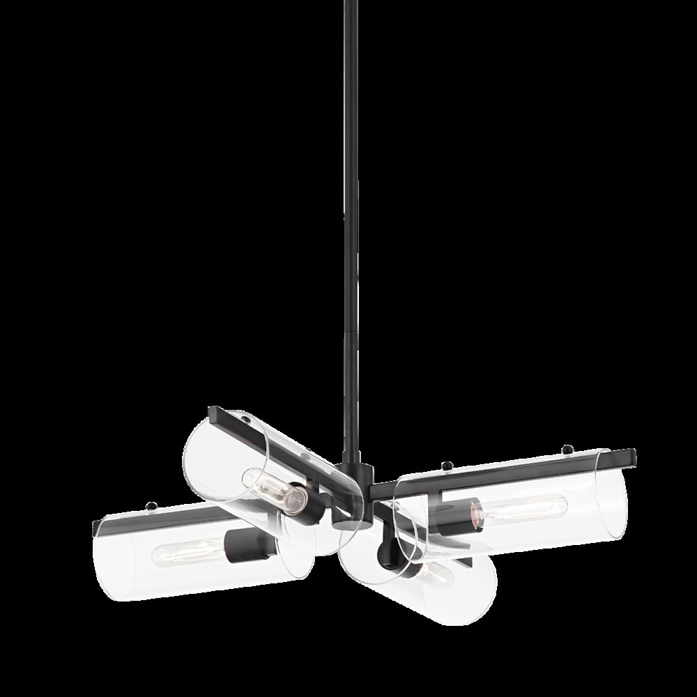 Ariel Chandelier, Soft Black. Picture 1