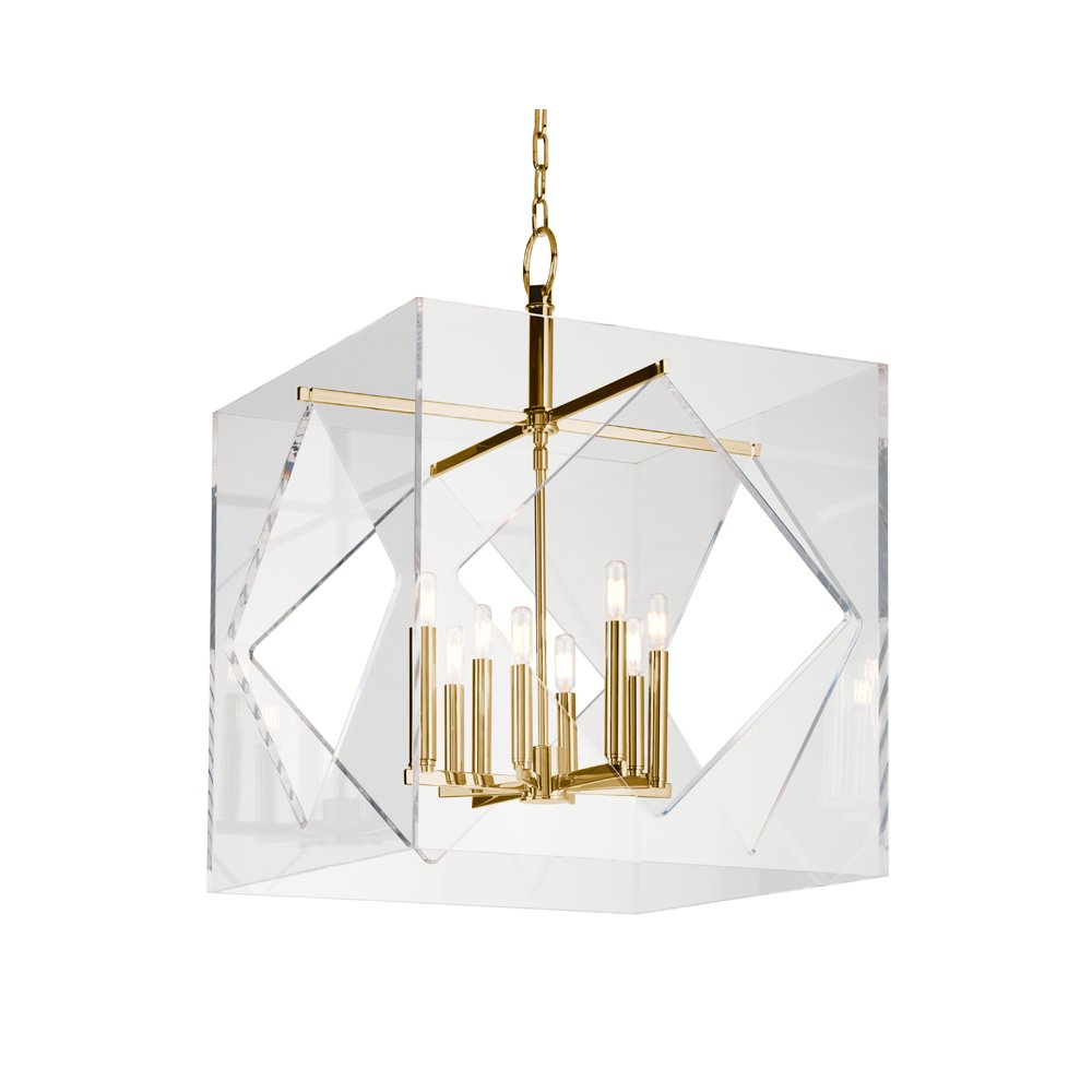 Travis Chandelier, Aged Brass. Picture 1