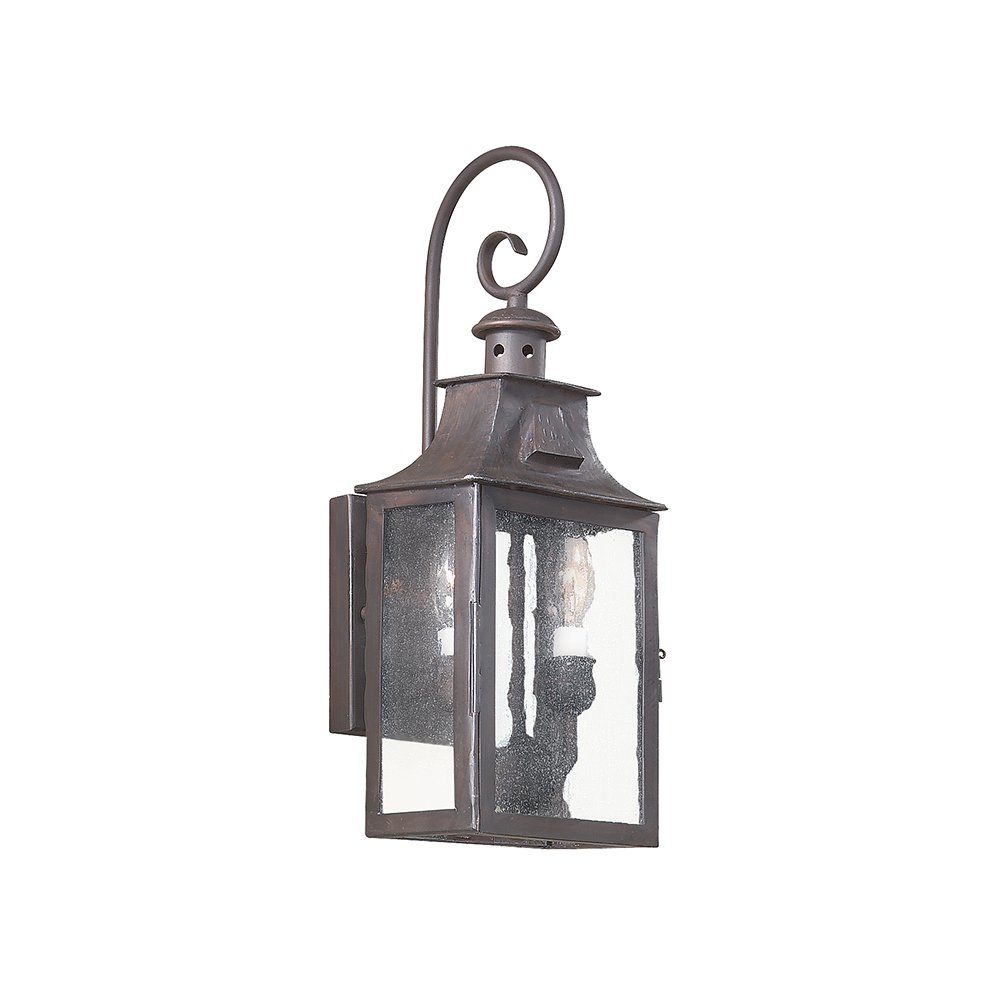 Newton Exterior Wall Sconce, Soft Off Black. Picture 1