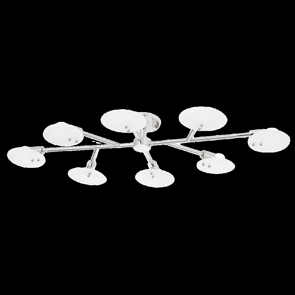 Giselle Semi Flush, Polished Nickel. Picture 1