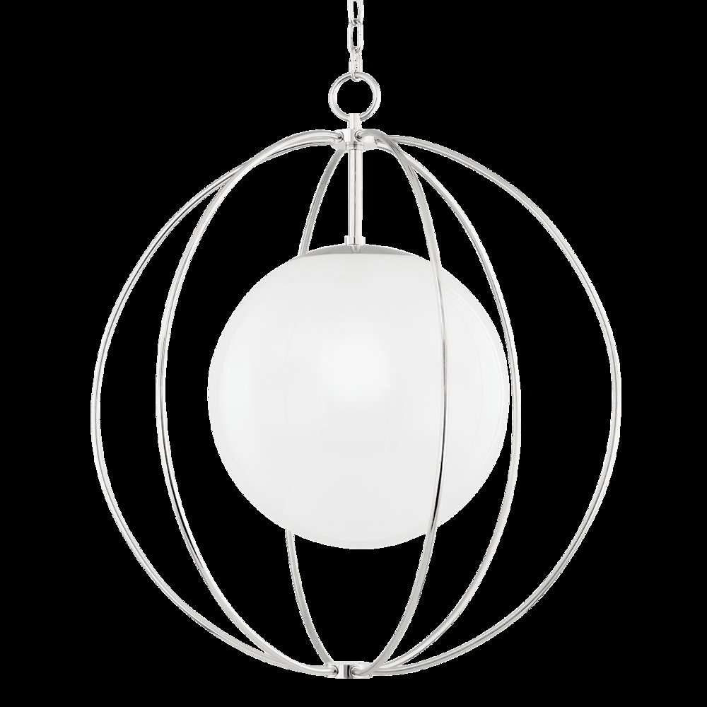 Lyla Pendant, Polished Nickel. Picture 1