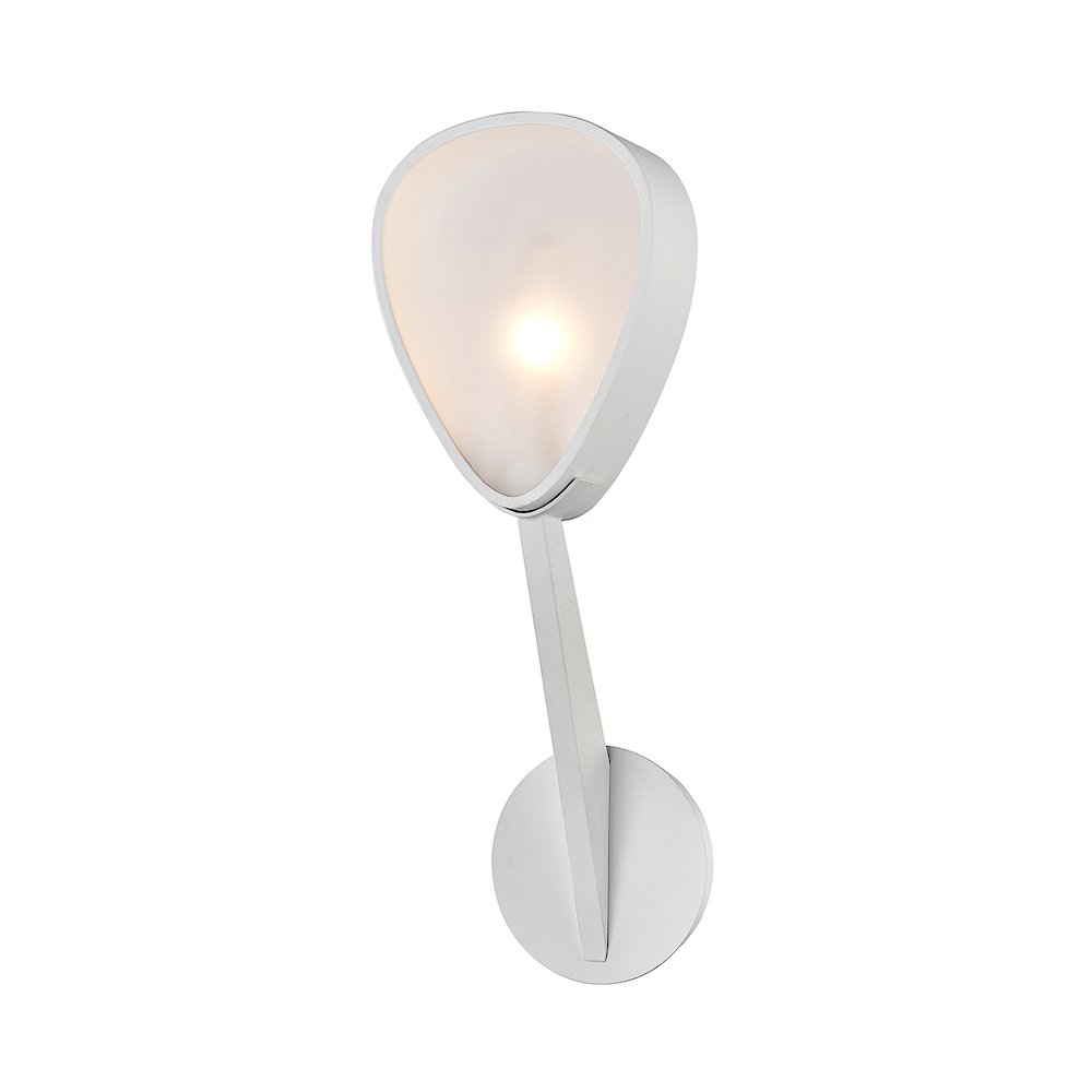 Allisio Wall Sconce, Texture White. Picture 1