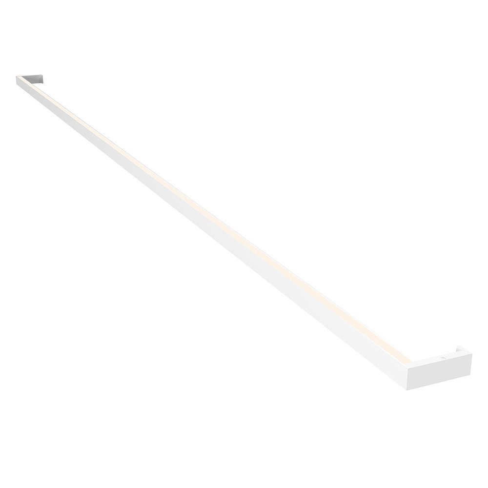 Thin-Line Wall Sconce, Satin White. Picture 1