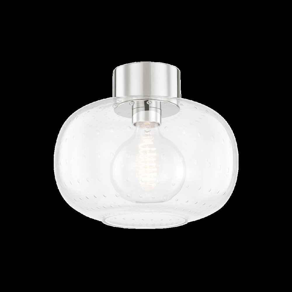 Harlow Flush Mount, Polished Nickel. Picture 1