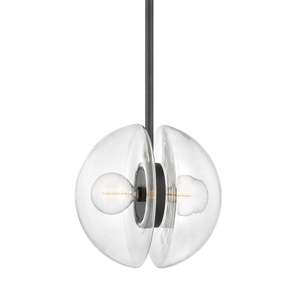 Kert Pendant, Black Brass. Picture 1