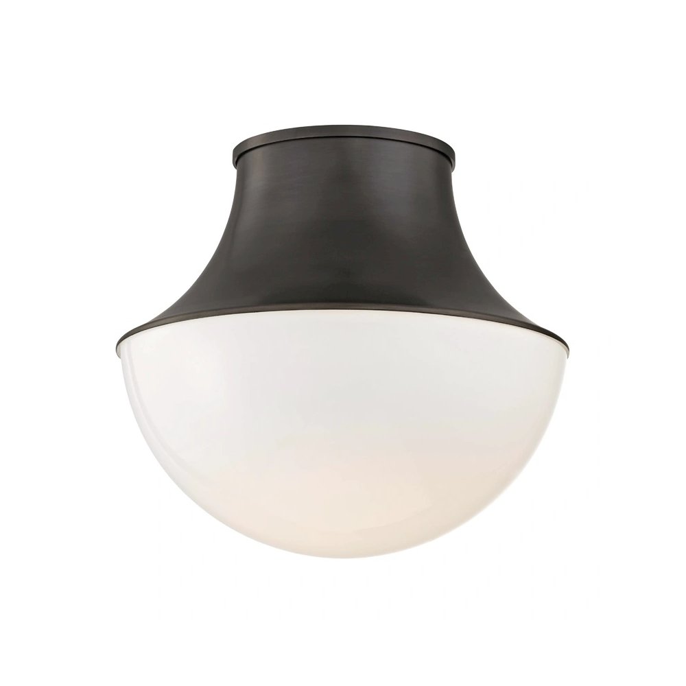 Lettie Flush Mount In Old Bronze Color. Picture 1