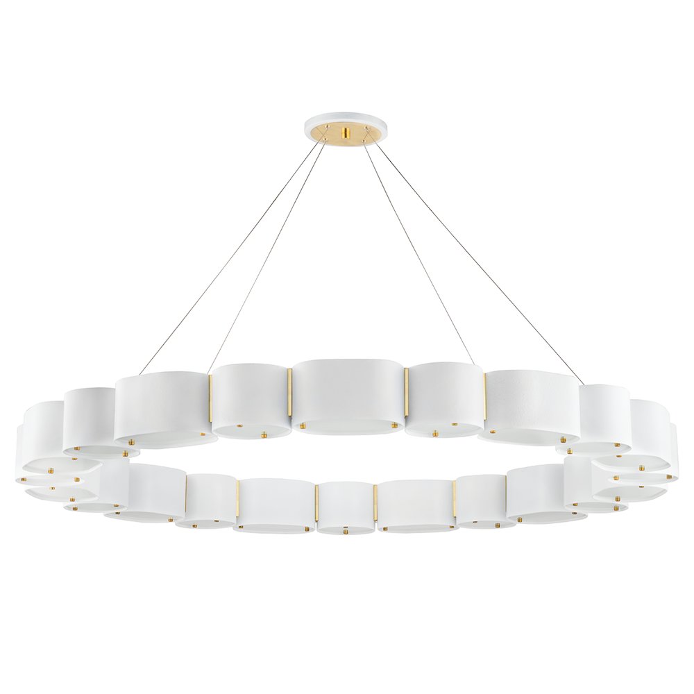 Opal Chandelier, Soft White. Picture 1
