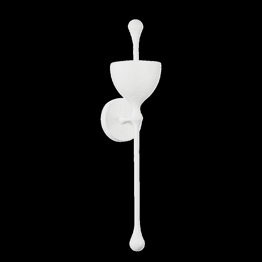 Antalya Wall Sconce, Gesso White. Picture 1