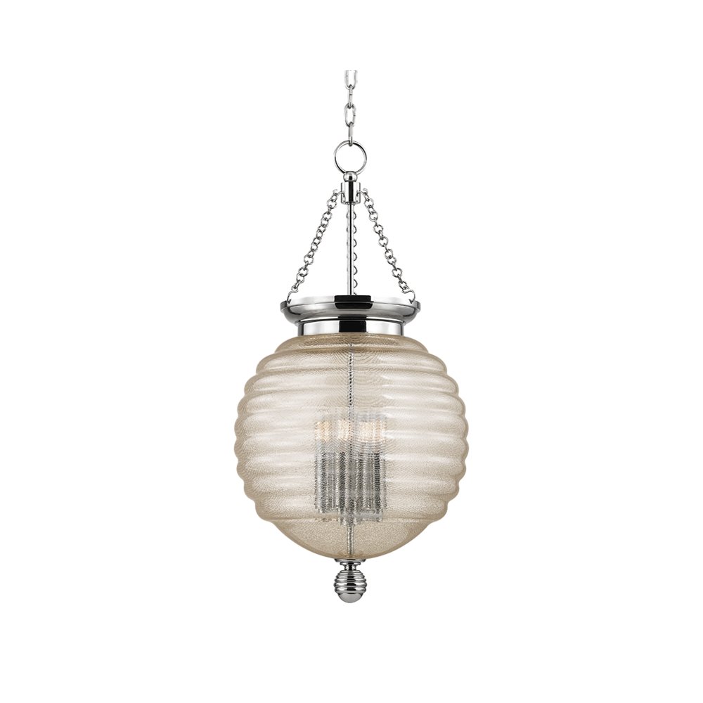 Coolidge Pendant, Polished Nickel. Picture 1