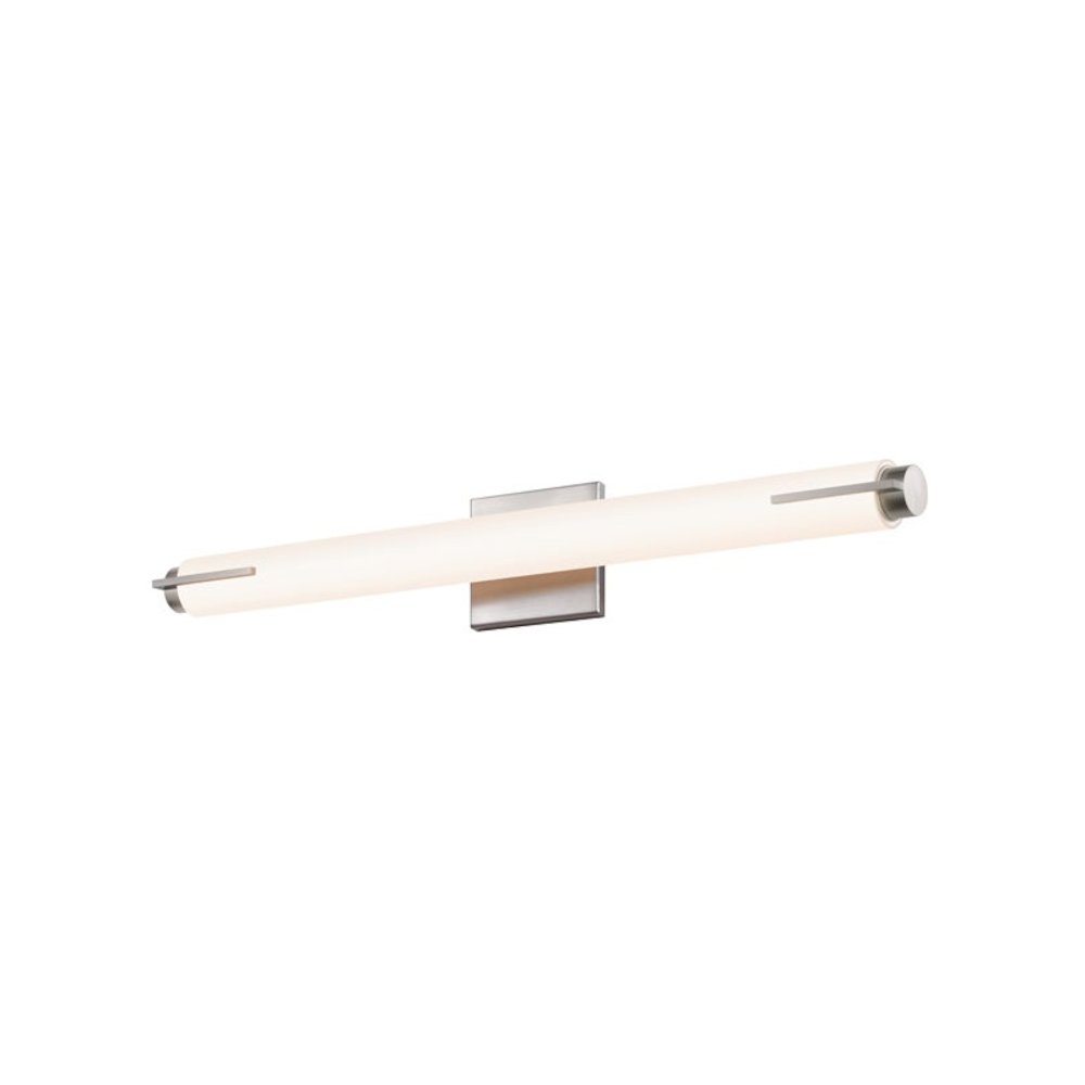 Tubo Slim LED Bath and Vanity, Satin Nickel. Picture 1