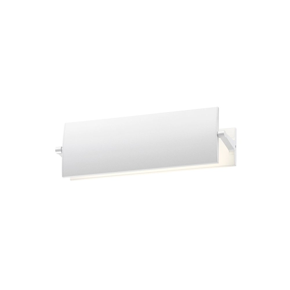 Aileron Wall Sconce, Texture White. Picture 1