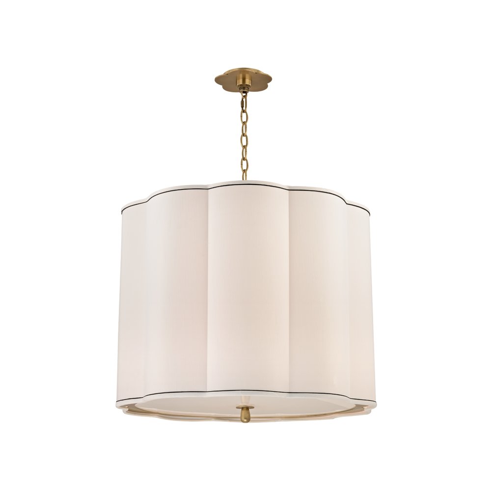 Sweeny Chandelier, Aged Brass. Picture 1