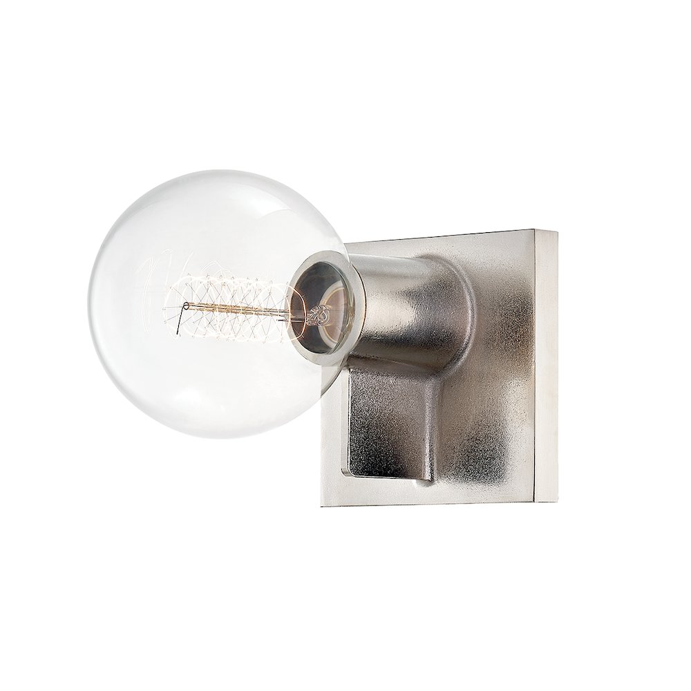 Bodine Wall Sconce, Burnished Nickel. Picture 1