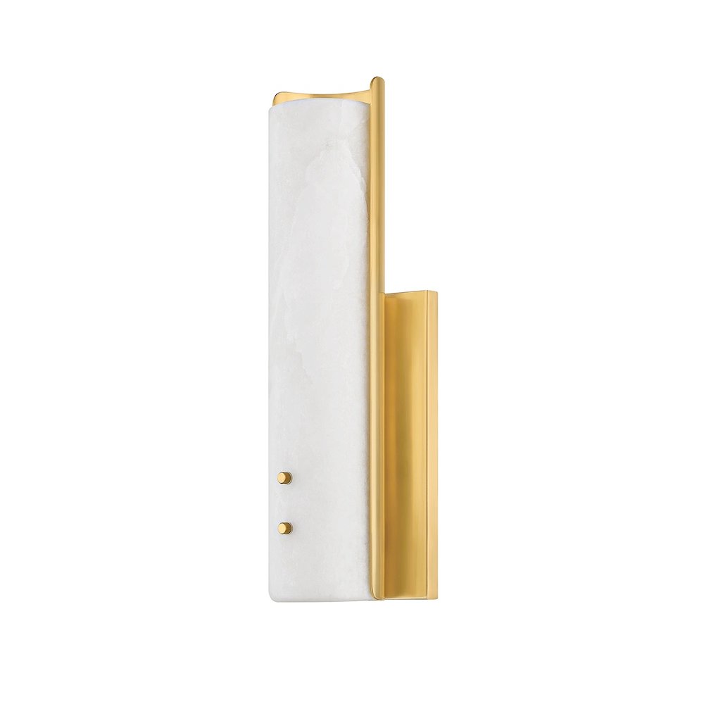Geneva Flush Mount In Aged Brass Color. Picture 3