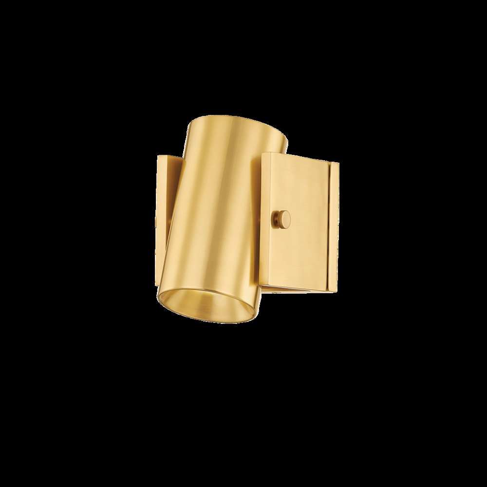 Nowra Wall Sconce, Aged Brass. Picture 1