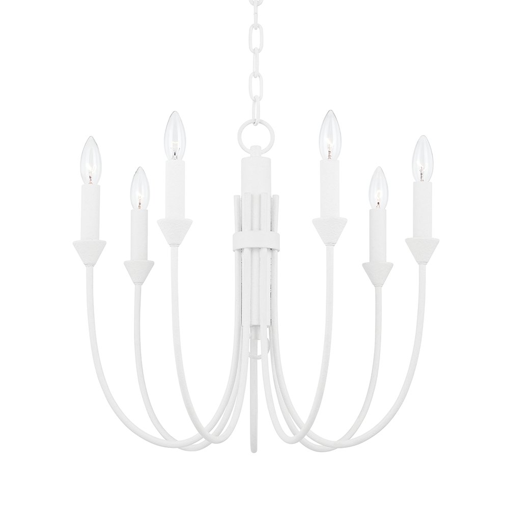 Cate Chandelier, Gesso White. Picture 1