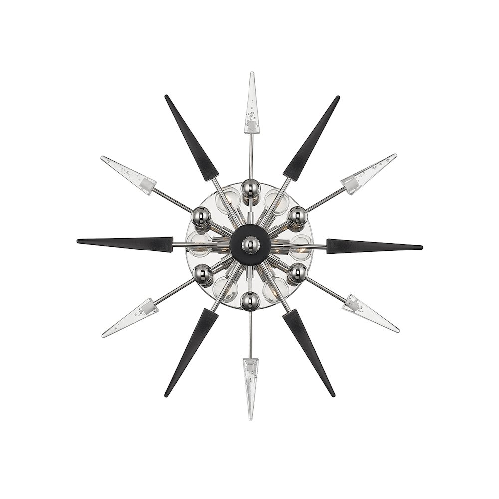 Sparta Wall Sconce, Polished Nickel. Picture 1