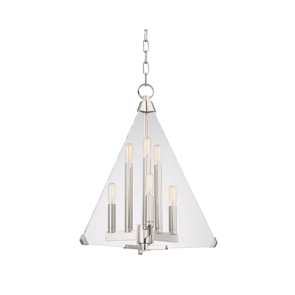 Triad Lantern, Polished Nickel. Picture 1