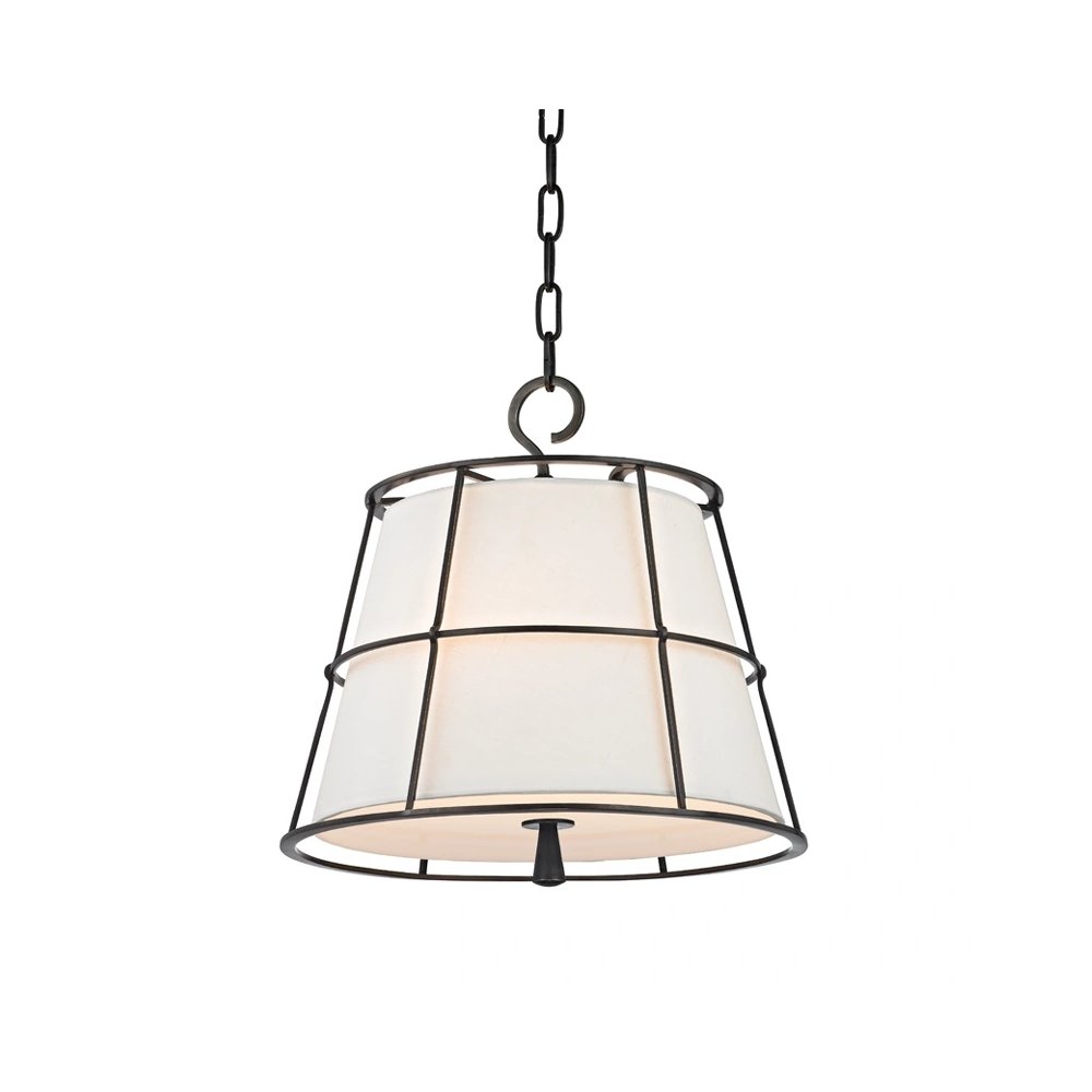 Savona Pendant In Old Bronze Color. Picture 1