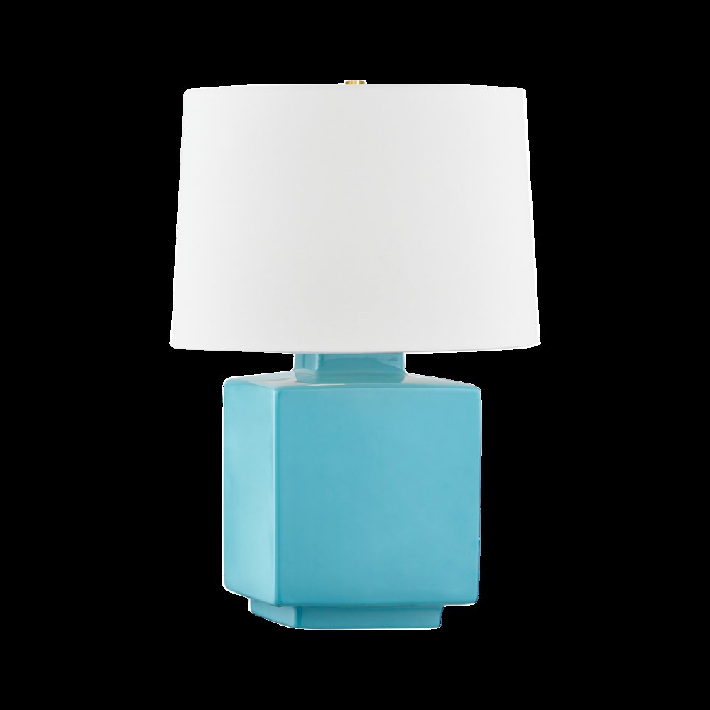 Hawley Table Lamp, Aged Brass. Picture 1