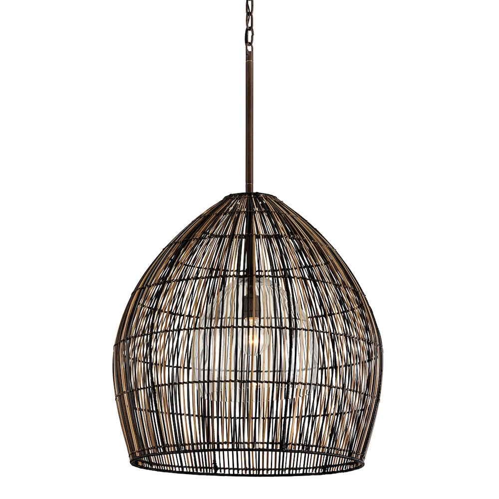 Holden Chandelier, Textured Bronze. Picture 1