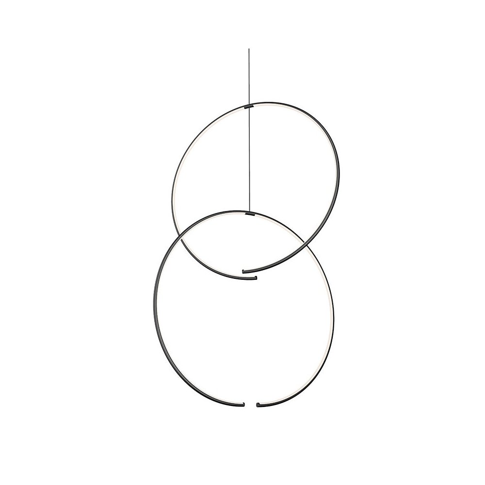 Torc Pendant, Satin Black. Picture 1