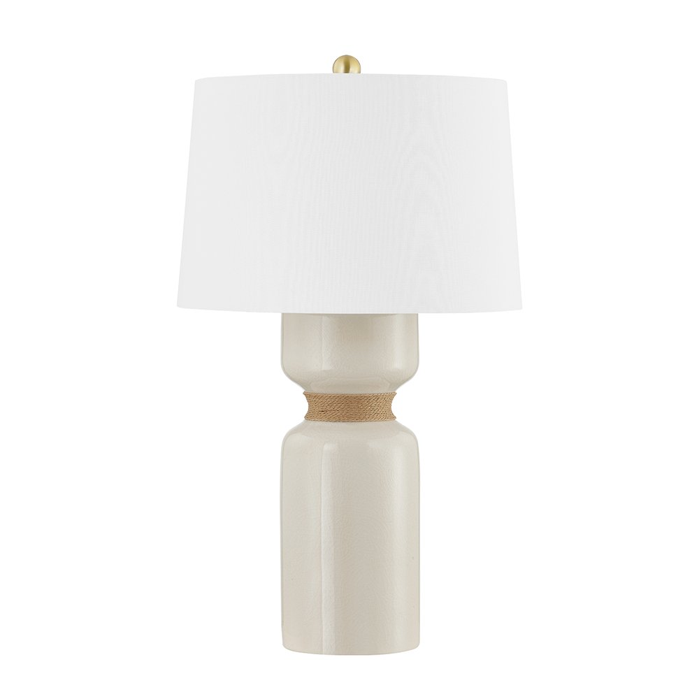 Mindy Table Lamp, Aged Brass. Picture 1