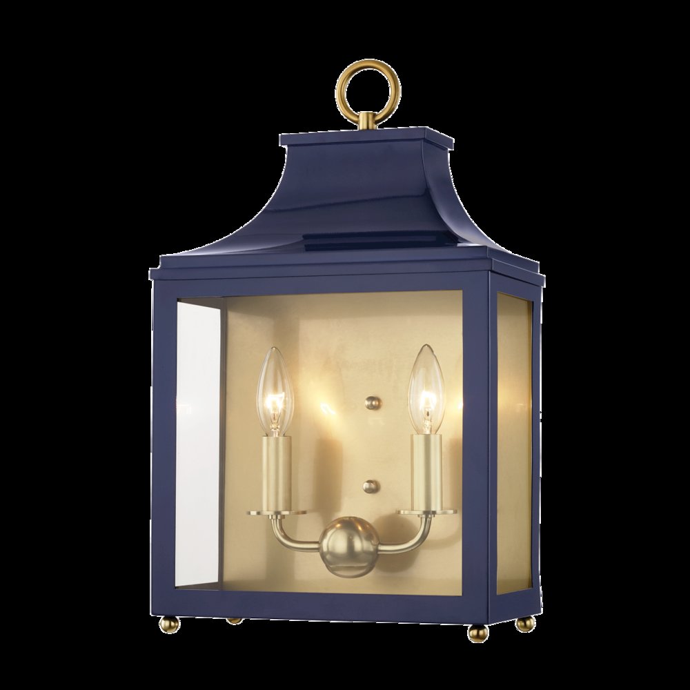 Leigh Wall Sconce, Aged Brass. Picture 1