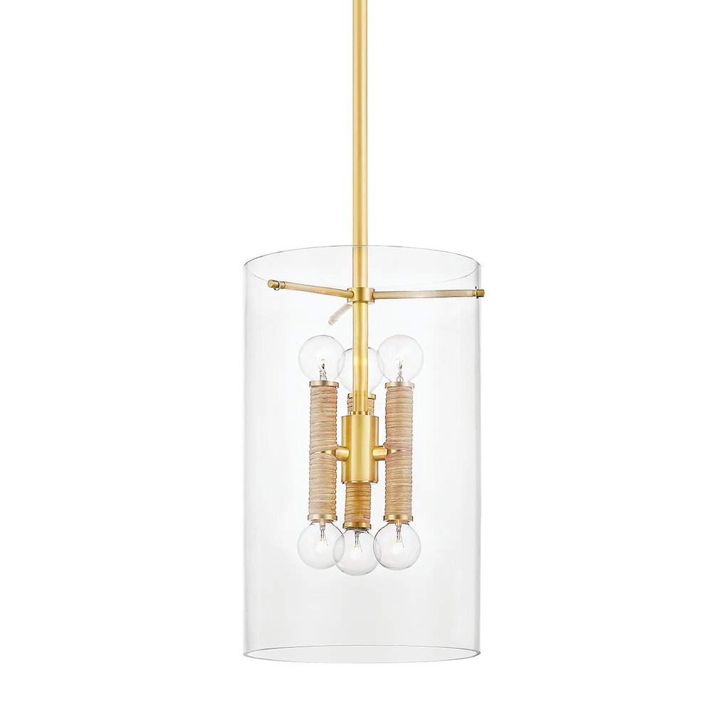 Barlow Lantern, Aged Brass. Picture 1