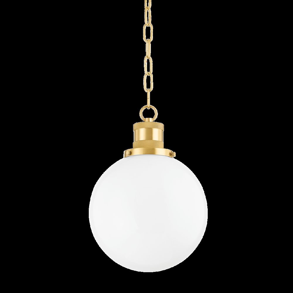 Beverly Pendant, Aged Brass. Picture 1