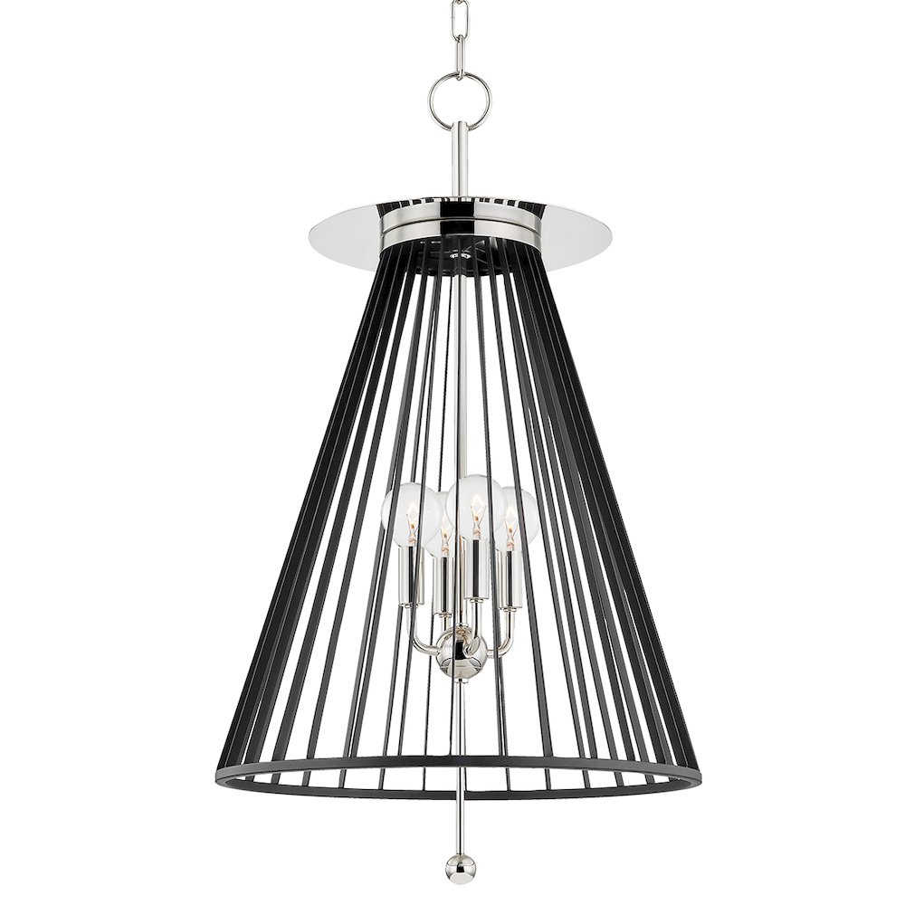 Cagney Pendant, Polished Nickel. Picture 1