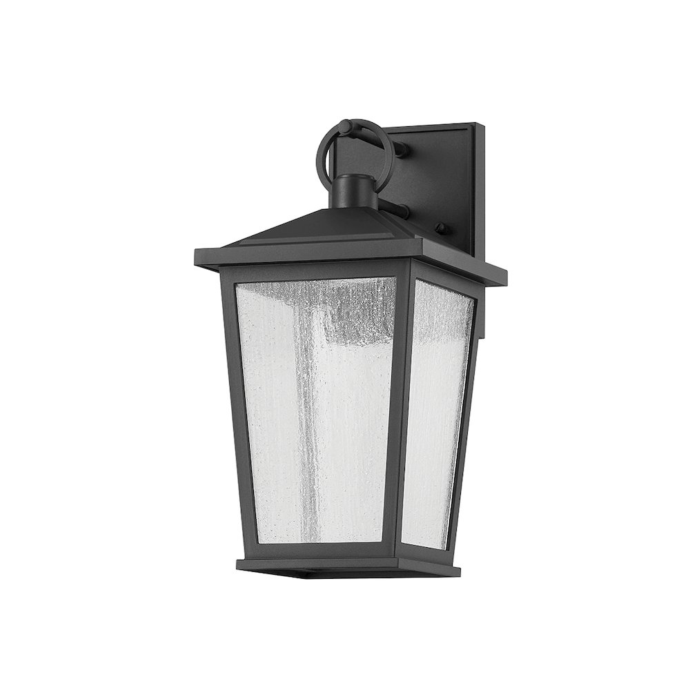Soren Exterior Wall Sconce, Texture Black. Picture 1