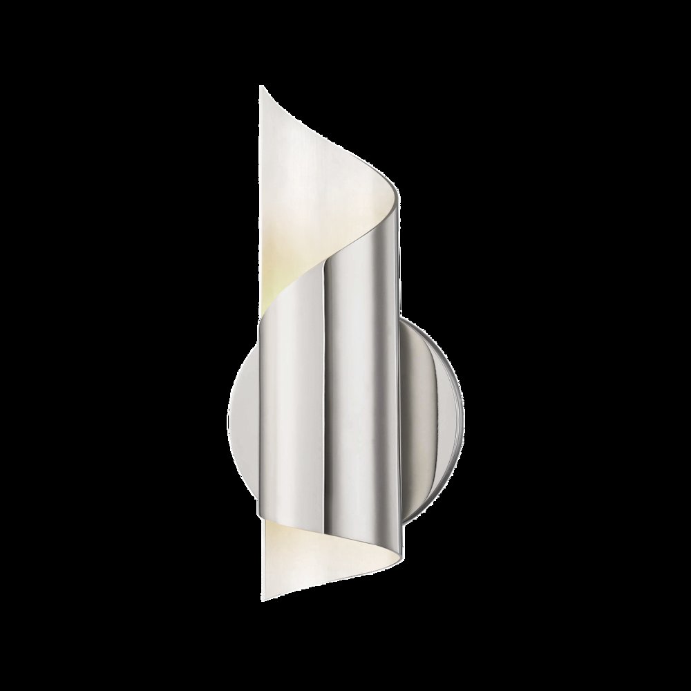 Evie Wall Sconce, Polished Nickel. Picture 1