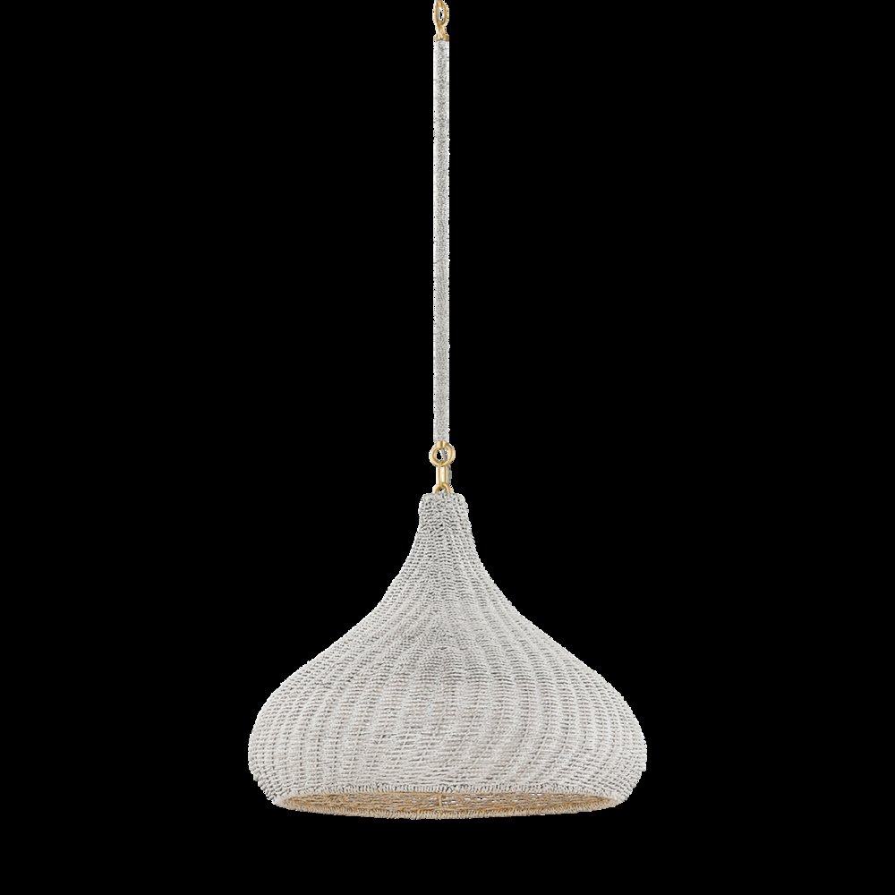 Hampstead Pendant, Aged Brass. Picture 1