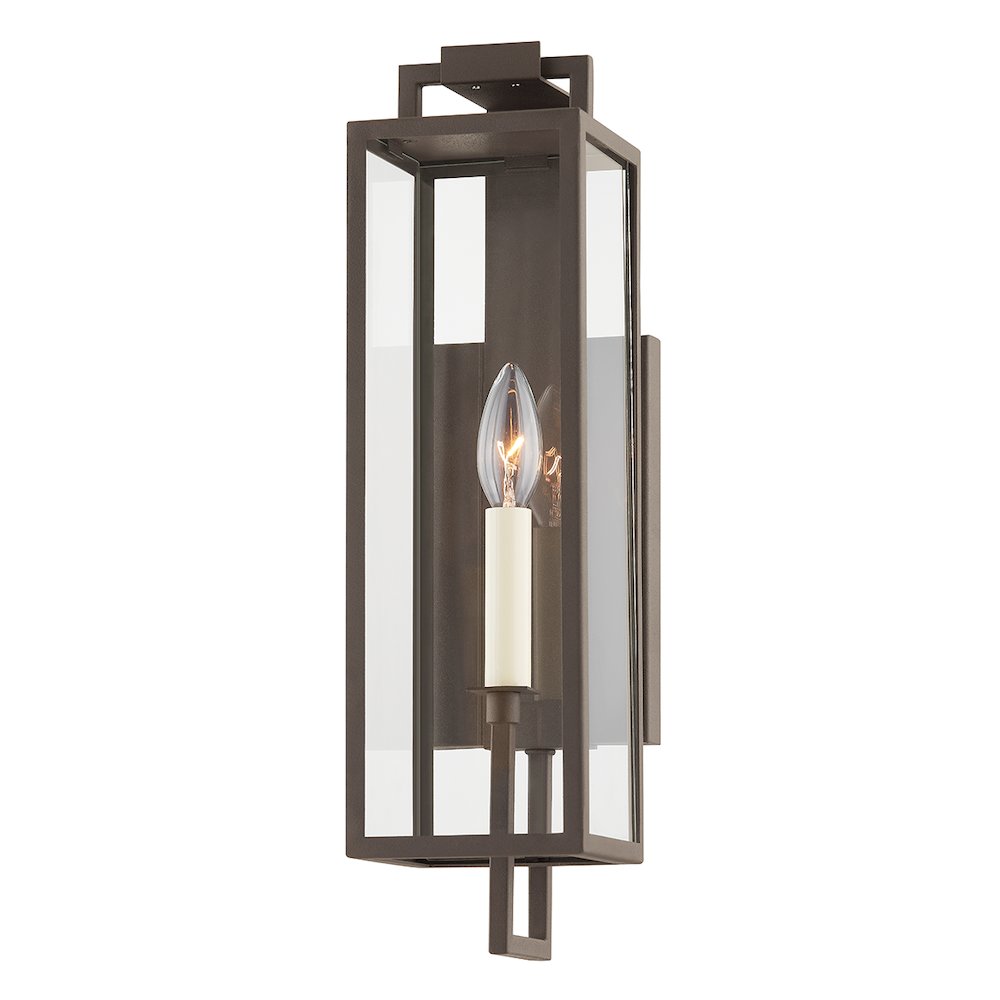 Beckham Exterior Wall Sconce, Textured Bronze. Picture 1