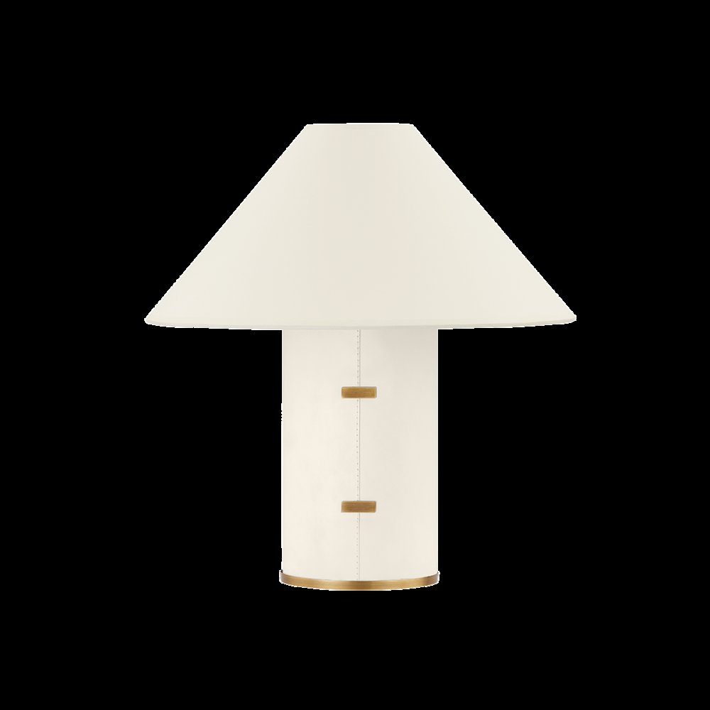 Bond Table Lamp, Patina Brass. Picture 1