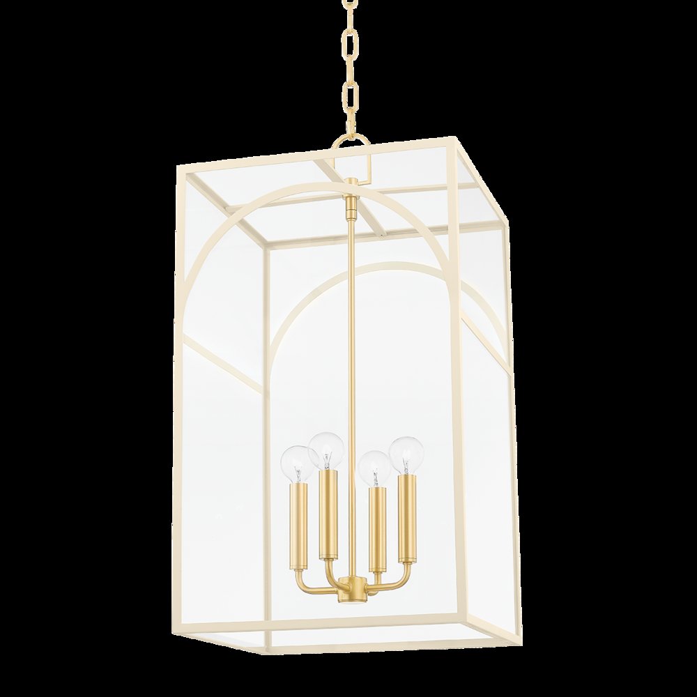 Addison Pendant, Aged Brass. Picture 1