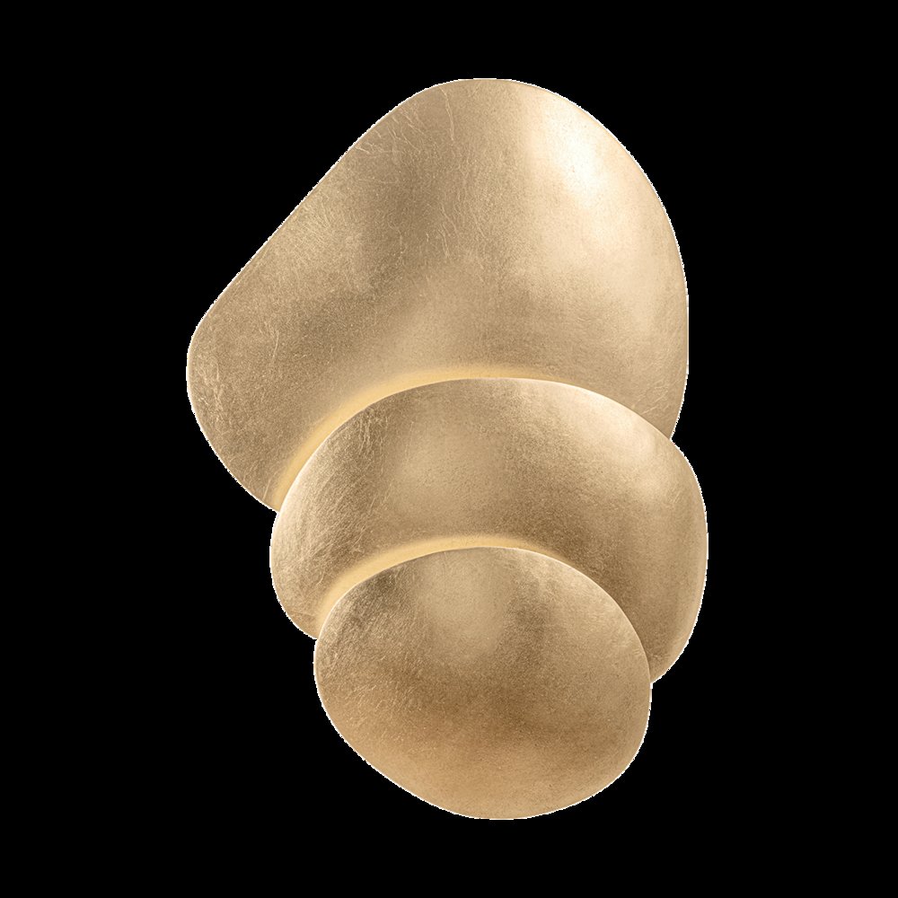 Akemi Wall Sconce, Vintage Gold Leaf. Picture 1
