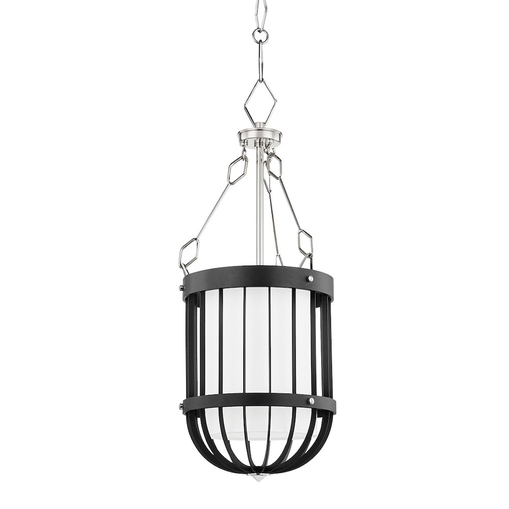 Landon Pendant, Polished Nickel. Picture 1