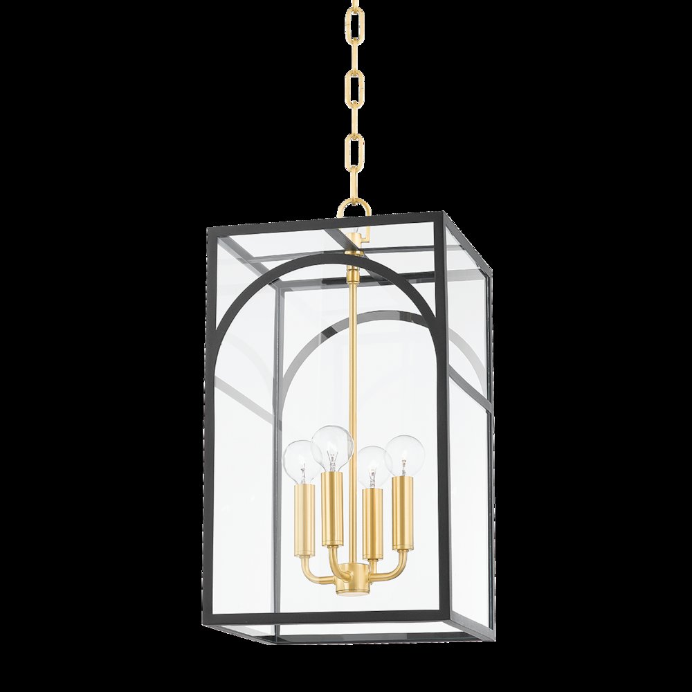 Addison Pendant, Aged Brass. Picture 1