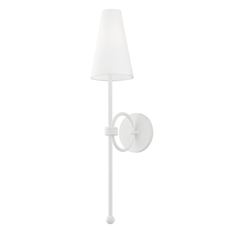 Magnus Wall Sconce, Texture White. Picture 1