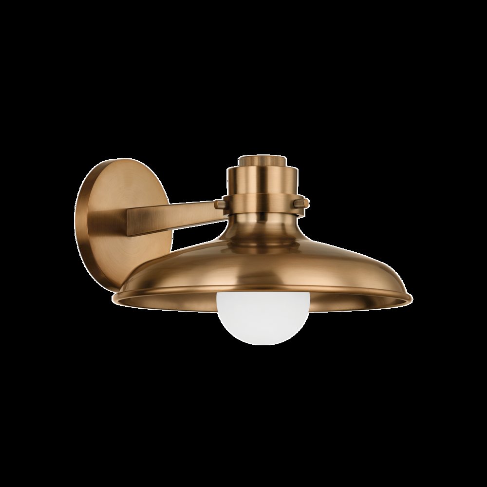 Rainhill Wall Sconce, Patina Brass. Picture 1