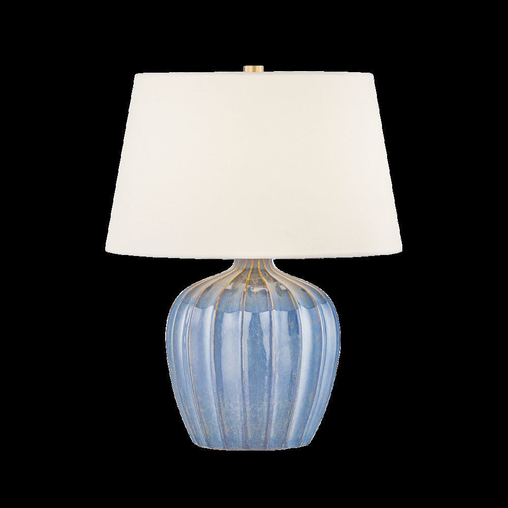 Myla Table Lamp, Aged Brass. Picture 1