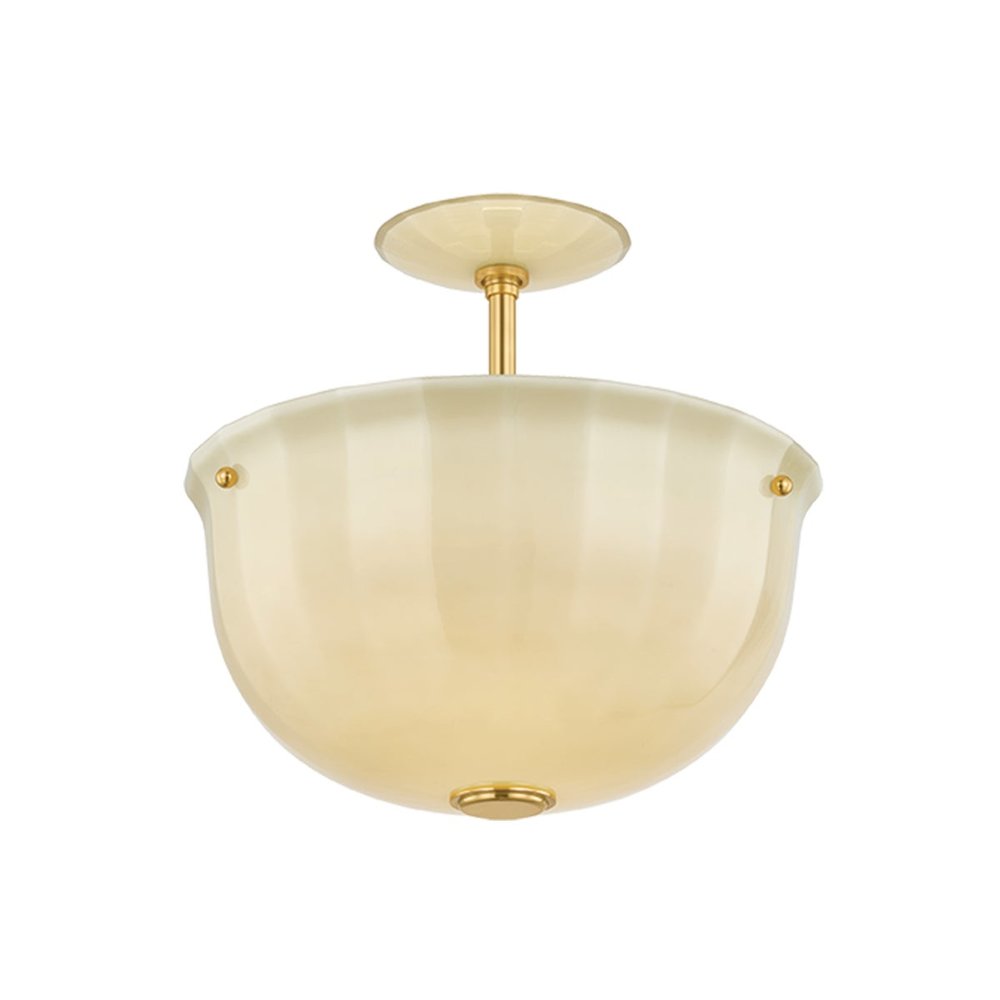 Nevins Semi Flush, Essential. Picture 1