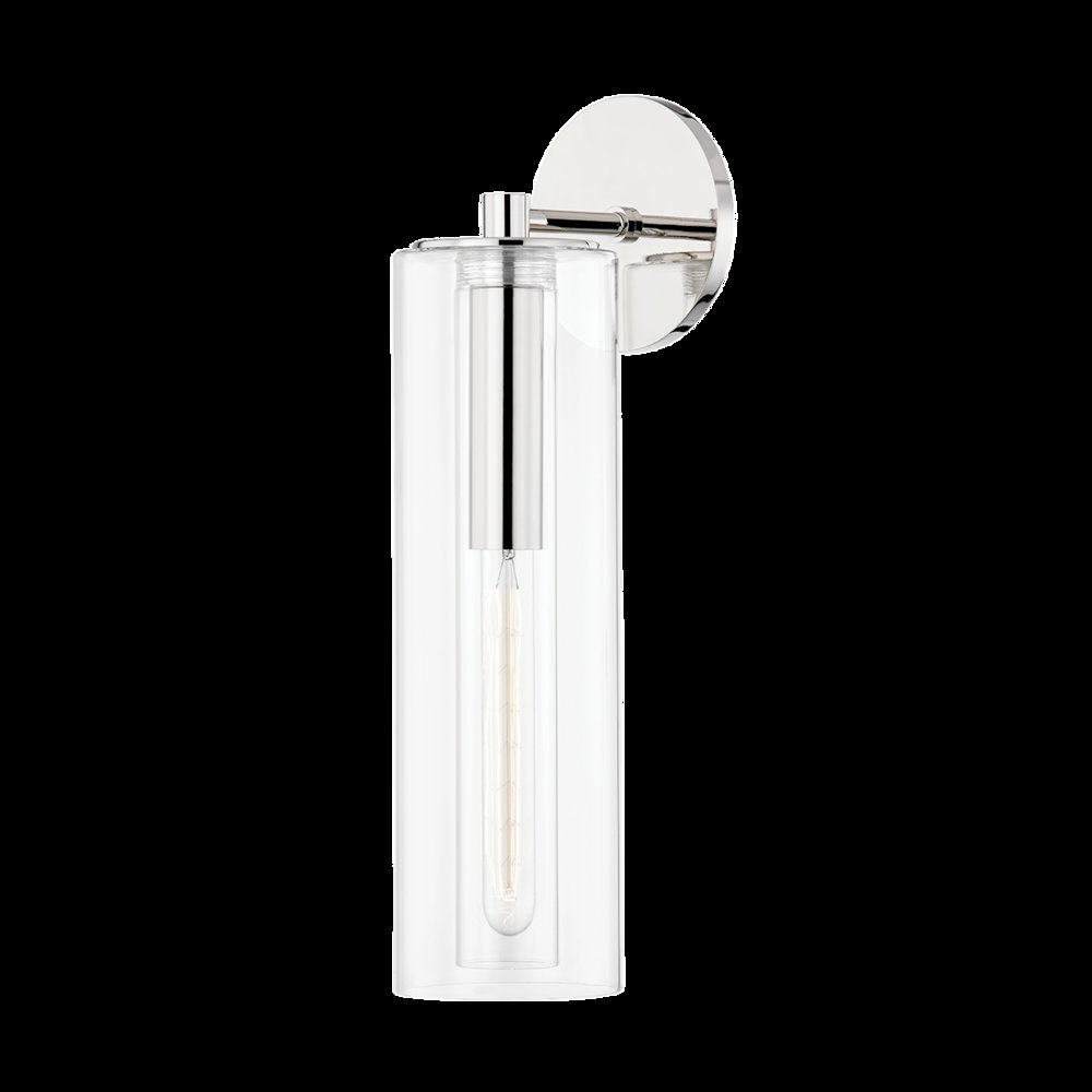 Belinda Wall Sconce, Polished Nickel. Picture 1
